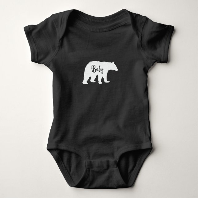 Baby Bear T-shirt Bodysuit (Front)