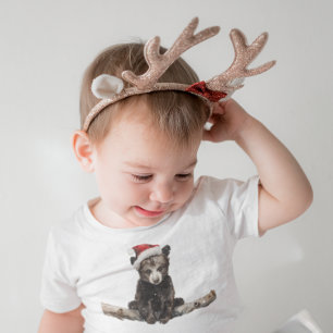 Baby Bear's First Christmas, custom T-Shirt