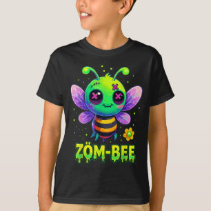 Baby Bee Halloween Costumes Spooky Zom-Bee Zombie T-Shirt