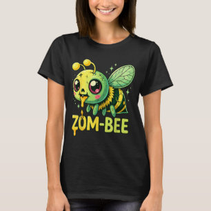 Baby Bee Halloween Costumes Spooky Zom-Bee Zombie T-Shirt