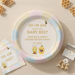 Baby Bee He or She? Paper Plate