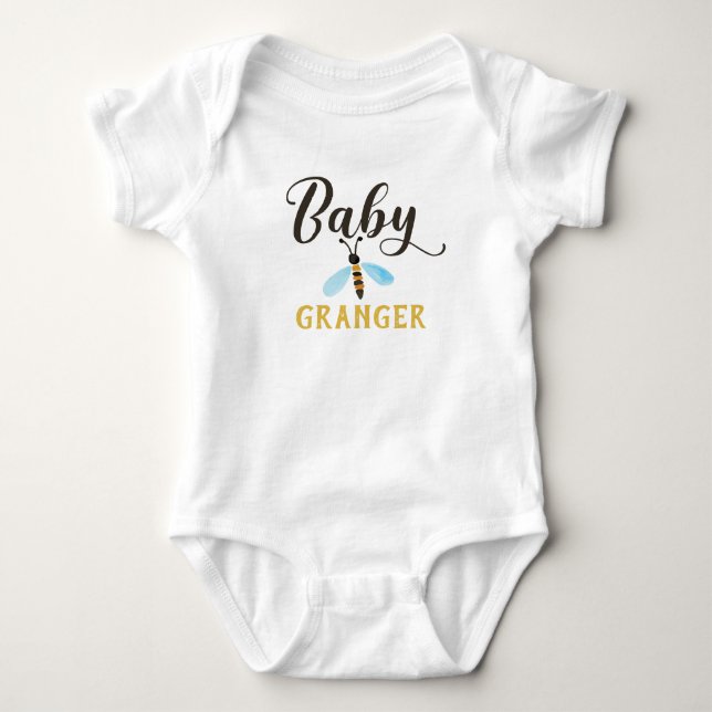 Baby Bee Personalised Bodysuit (Front)