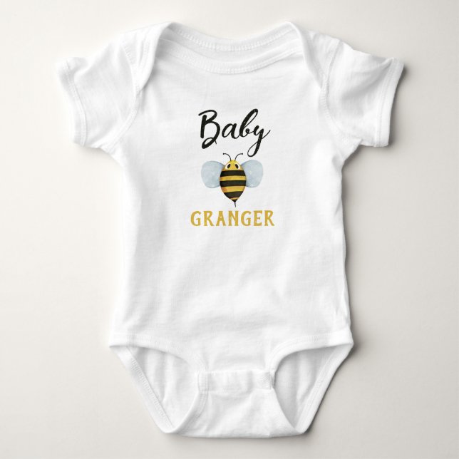 Baby Bee Personalised Bodysuit (Front)