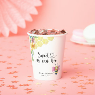 Baby Bee - sweet as can bee Paper Cups