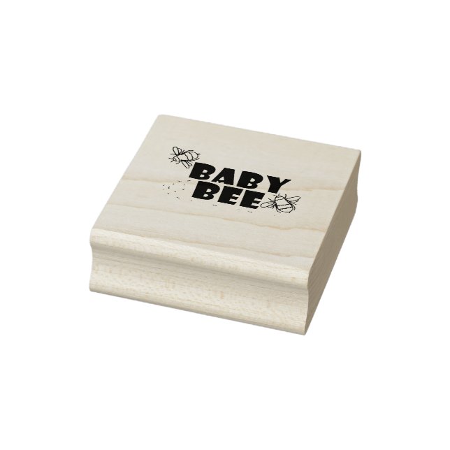 Baby Bee Wood Art Stamp (Stamp)