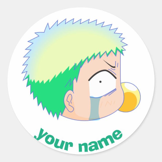 Baby Beel Personalised Sticker (Front)