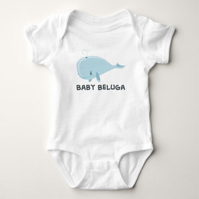 baby Beluga Bodysuit (Front)