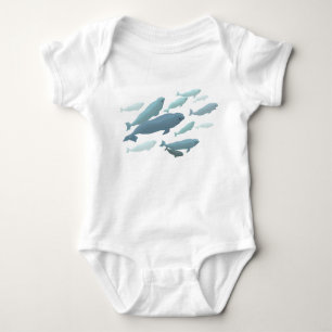 Baby Beluga Whale Creeper Cute Baby Whale Gifts