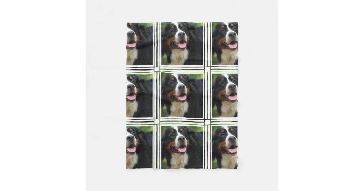Baby Bernese Mountain Dog Fleece Blanket Zazzle