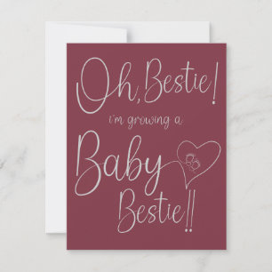 Baby Bestie Announcement