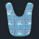 Baby Bib SWIM SWIMMER POOL ACTIVE KID Cute print<br><div class="desc">Baby Bib Protect your baby’s cute outfits from mess and spills with an ultra-soft customised baby bib! Made with polyester fleece, this baby bib comes with a Velcro closure for easy wear and removal. Personalise with baby’s name or cute graphics for an extra thoughtful baby gift! 100% polyester fleece. Printed...</div>