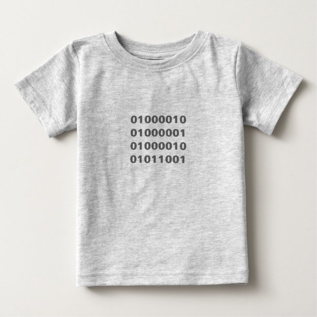 BABY Binary T-Shirt (Front)