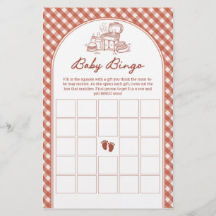 Baby Bingo Baby Q BBQ Couples Baby Shower Game