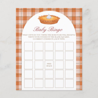 Baby Bingo Cutie Pie Baby Shower Game