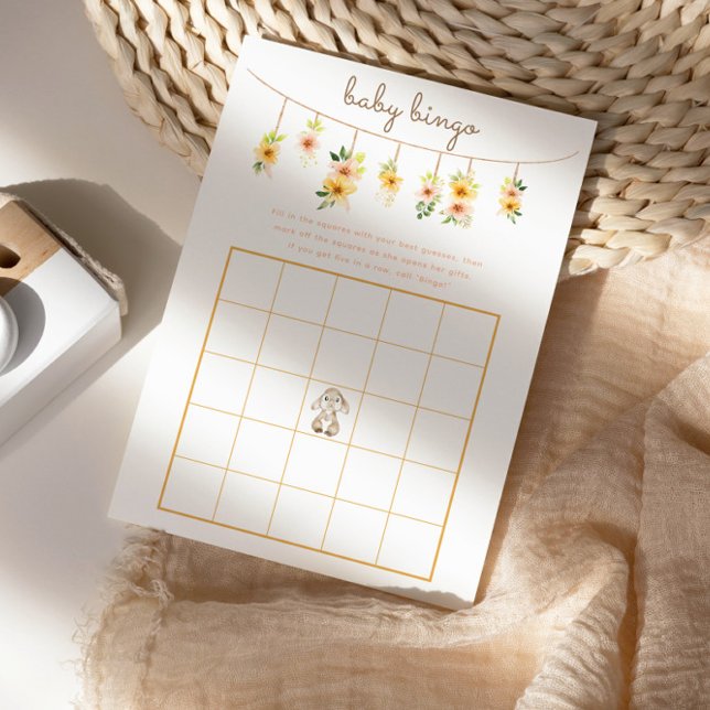 Baby Bingo Game - Easter Bunny Baby Shower (Creator Uploaded)