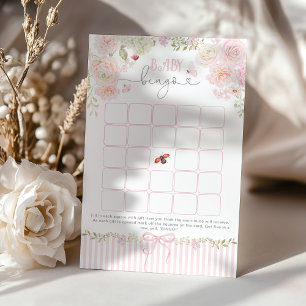 Baby Bingo Love Bug Baby Shower Game
