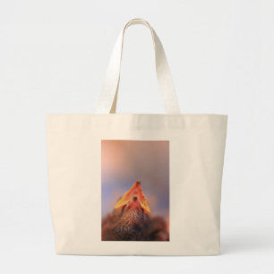 Baby Bird 2 Large Tote Bag