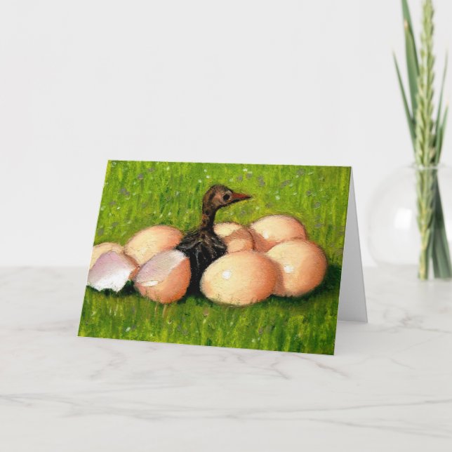 BABY BIRD NEW BABY CARD (Front)