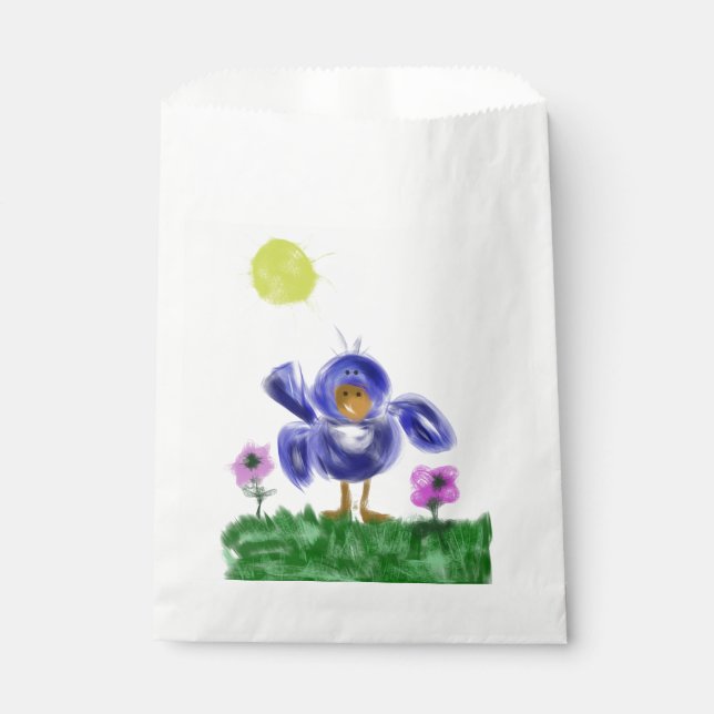 Baby bird of joy favour bags (Front)