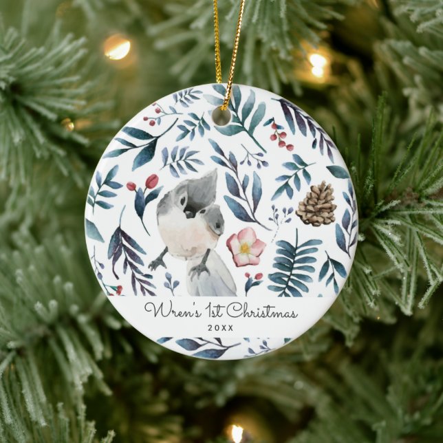 Baby Bird | Personalised Christmas Ornament (Tree)