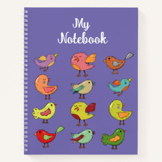 Baby Birds Cute Notebook