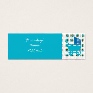 Baby Birth Announcement minicard