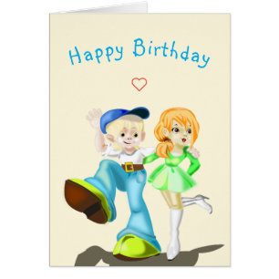 Baby Birthday Card The Best Friends - Your Text