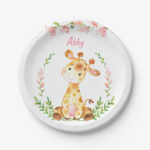 baby birthday plate