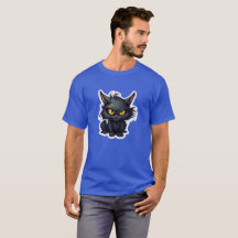 Baby Black Cat Design - Basic Dark T-Shirt