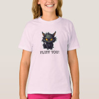 Baby Black Cat Design - Girls' Basic T-Shirt