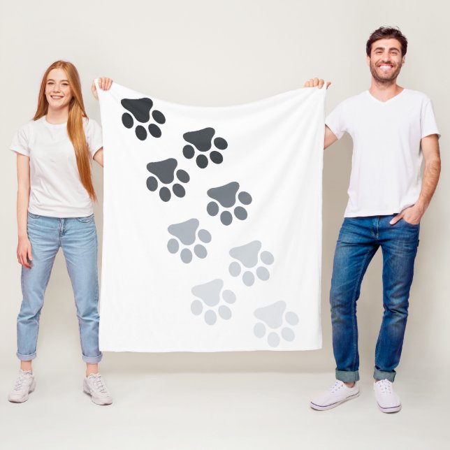 Baby Blanket - Foot print (In Situ)