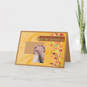 Baby Blessing Announcement