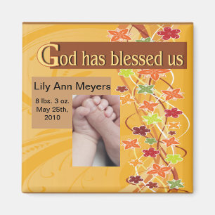 Baby Blessing Magnet