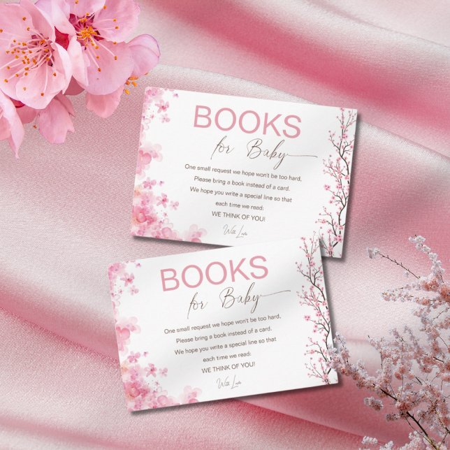 Baby Bloom Baby Shower Books for Baby Card (Creator Uploaded)