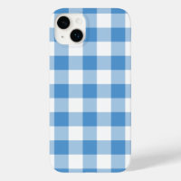 Baby Blue and White Gingham