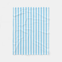 Baby Blue and White Medium Size Vertical Stripes