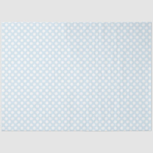 Baby Blue and White Polka Dot Tissue Paper