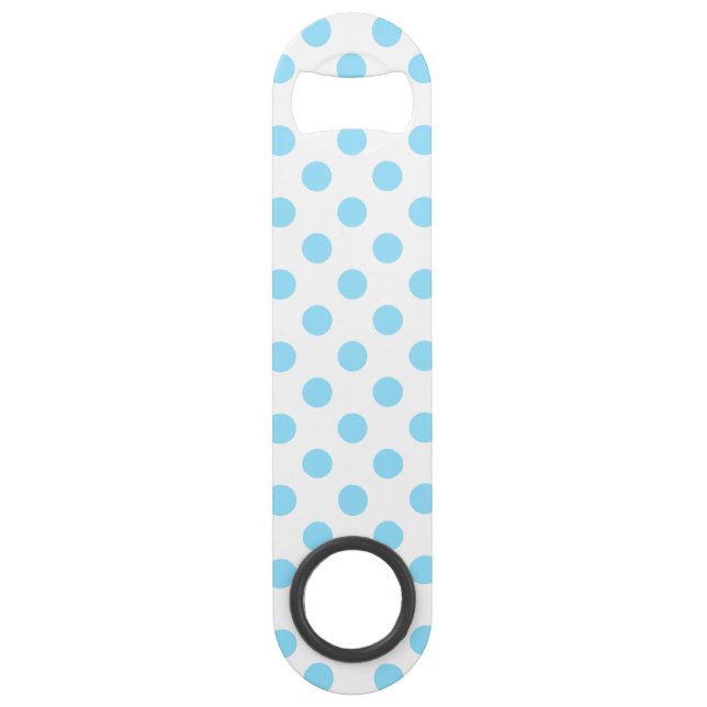 Baby blue and white polka dots (Front)