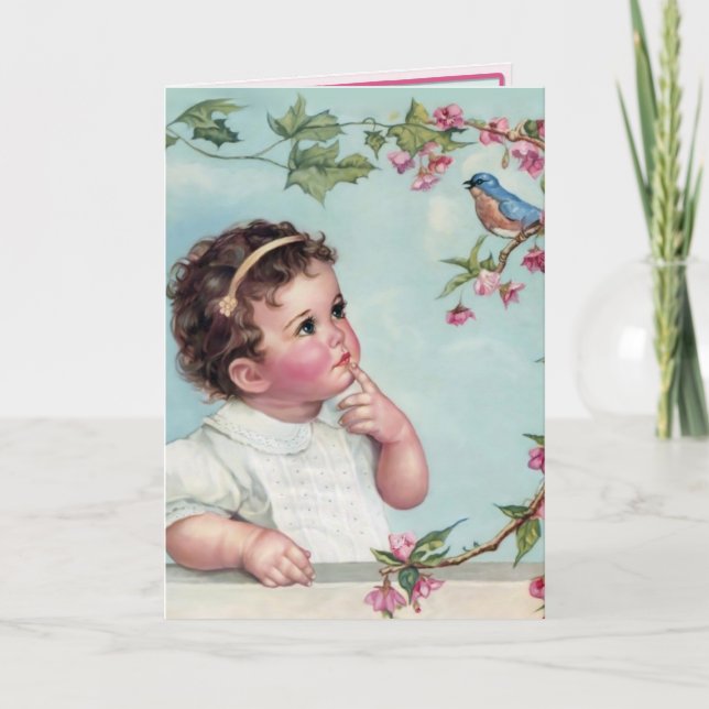 Baby Blue Bird Card (Front)