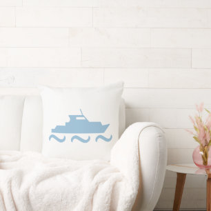 Baby Blue Boat Cushion