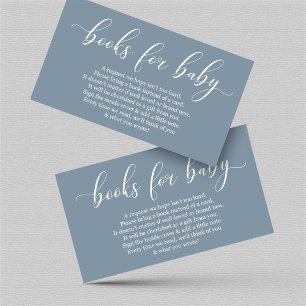 Baby Blue Book Request - Baby Shower Invitation