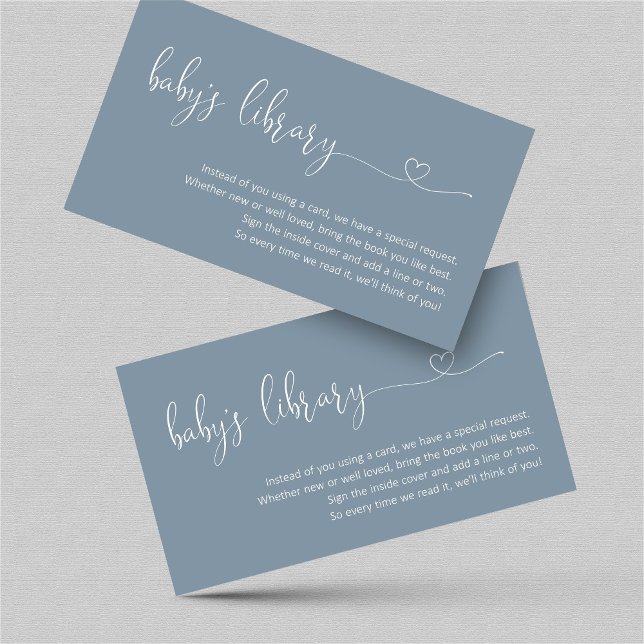 Baby Blue Book Request - Baby Shower Invitation (Creator Uploaded)