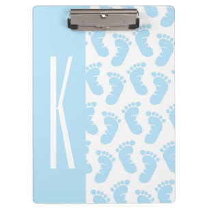 Baby Blue, Boy Baby Feet Clipboard
