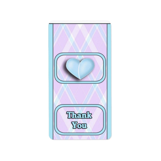 Baby Blue Boy Hersheys Miniature Candy bar wrap Label (Front)