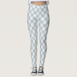 Baby Blue Chequerboard Leggings - Soft & Stylish<br><div class="desc">Stay cosy and chic with these baby blue chequerboard leggings! The soothing blue and off-white pattern adds a timeless,  preppy touch to any outfit—perfect for lounging,  errands,  or layering under your favourite pieces. Soft,  stretchy,  and customisable,  they’re a wardrobe essential with a personal twist!</div>