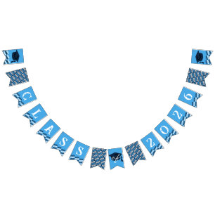Baby Blue Class of 2025 Graduation Hanging Banner