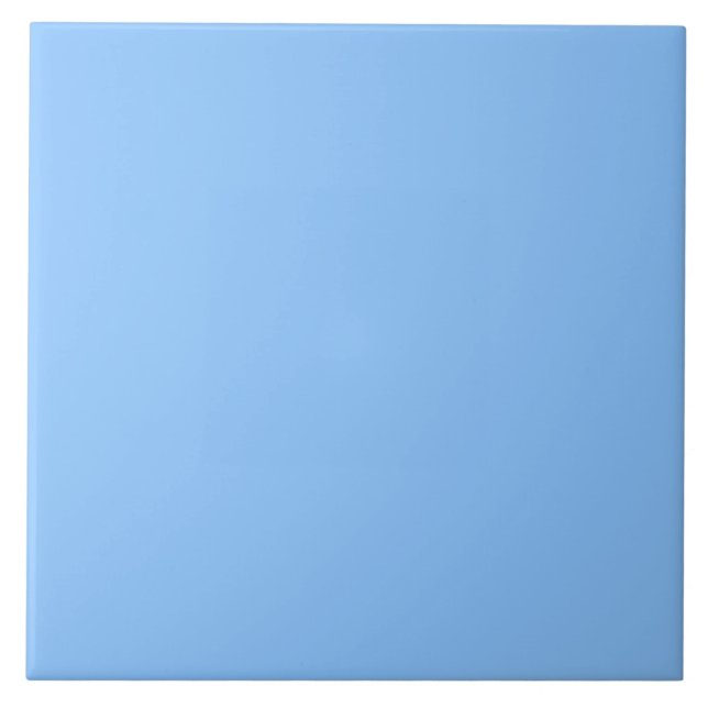 Baby Blue, Cloudy Sky | #8BC5FF Tile (Front)