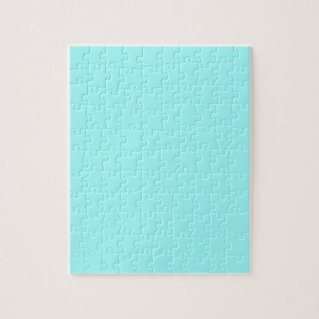 Baby Blue Colour Customised Designer Jigsaw Puzzle (Vertical)