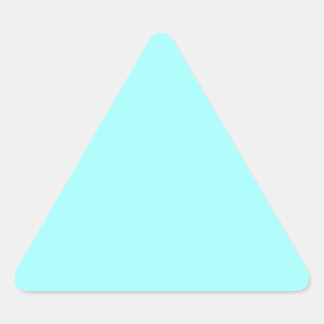 Baby Blue Colour Customised Designer Triangle Sticker