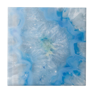 Baby Blue Crystal Agate Tile